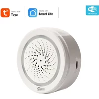 NEO Coolcam Smart Tuya Wifi Siren Alarm With Temperature Humidity Sensor Compatiable With Echo Google Home Assistant
