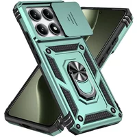 For Xiaomi 14T 13T Pro Case Ring Stand Car Magnetic Holder Phone Cover for Redmi 14C Case Shockproof Lens Protection Funda