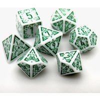 7PCS/set Multi-sided Dice New Textures Pattern Games Dice for DnD RPG Games Family Party Funny Table Games Accessories