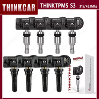THINKCAR THINKTPMS S3 TPMS Sensor 315/433 MHz Universal Wireless Programmierbarer Reifendruckmonitor Passend für 98 % Autos für BMW Toyota