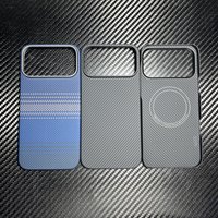 For Magsafe Magnetic carbon fiber Case For iPhone 17 16 15 14 13 pro max case Thin Aramid fiber cover for iPhone 17 16 15 pro