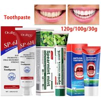SP6 Probiotics Whitening Toothpaste Enhanced Formula Teeth Whitening and Gum Health Deep Cleaning 30g/100g/120g