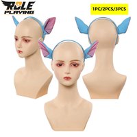 Avatar of Fire Ash Neytiri Jake Sully Cosplay Ears Headband Movie Disguise Costume Disfaz Accessories Halloween Carnival Props