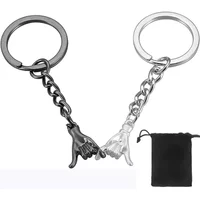 Pinky Promise Gift Couple Gifts Matching Couples Stuff Gifts for Boyfriend Girlfriend Best Friend Him Her Matching Keychains