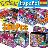 40-360 szt. Hiszpańskie karty Pokemon Hiszpański CROWN ZENITH SILVER TEMPEST Lost Origin Brilliant Stars Kolekcja Kart Pokémon