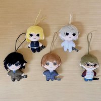 8cm Original 2nd Series Death Note Plush Gashapon Light Yagami Mello Near Mikami Teru Keychain Anime Bag Pendant Collect Gift