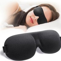 Blindfold Sleeping Eye Mask 3D Contoured Cup Eyepatch Concave Molded Night Sleep Mask Block Out Light for Women Men Health Sleep