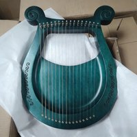 Solid Wood Harp Lyre 16 String Portable Healing Beginners Practice 19/24-string Harp Professional Musical Instruments Adults
