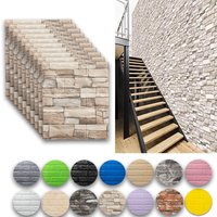3D Wall Panels Peel and Stick Foam Brick Wallpaper for Bedroom Faux Brick Wall Sticker Self-Adhesive Decorative Wallpaper