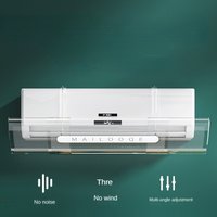 PET Transparente Klimaanlage Windschutzscheibe Entbindung Säugling Anti-gerade Blasen Wind-Guiding Hood Anti-wind Schild
