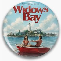 Widows Bay Pin Holographic Star Heart Pin Brooches Laminated Button Fashion Accessory