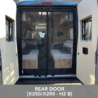 Caravan Tailgate Mosquito Curtain Insect Screen Flyscreen For Fiat Ducato/Peugeot Boxer/Citroen Relay/Ram Promaster 2006+
