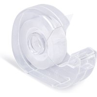 Office Clear Tape With Dispenser For Scrapbooking Craft Jobs Gift Wrapping Office Work Transparent Glossy Finish Refillable