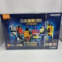 BLOKEES Transformers Building Block Man Shining Edition 2nd Optimus Prime Soundwave Luminous Plate Assembly Toy Model