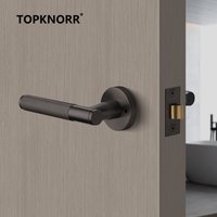 304 acier inoxydable salle de bain moleté poignée de porte serrure simple langue chambre porte serrure sans clé en bois porte serrure serrures coffre-fort