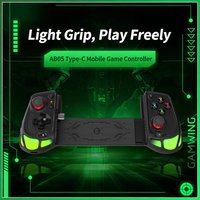 Original Gamwing Type-C AB05 Wired Bluetooth Stretch Game Controller Mobile For Phone Black Myth Chicken Ios Android
