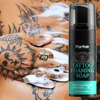 TATTOO FOAMING SOAP tattoo cleaning foam, strongly moisturizes the skin, gently cleans tattoos while protecting color mousse