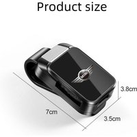 For Mini Cooper F54 F55 F56 F57 F60 R55 R56 R57 R58 R59 R60 R61 JCW Car Visor Glasses Clip Eyeglasses Hanger Sunglasses Holder