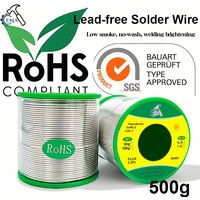 1 Stück 20 g/50 g/100 g/200 g/500 g bleifreier Lötdraht 0,5–1,0 mm bleifreier bleifreier Kolophoniumkern für elektrisches Löten RoHs