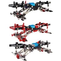 for WPL C14 C24 C24-1 Metal Chassis Frame Kit with Axle Gearbox Shock Links RC Car Upgrade Truck Spare Parts Wheelbase Assemble