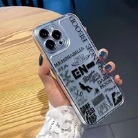 Music Group Phone Case E-ENHYPENS For iPhone 17 16e 16 15 14 13 12 11 Mini Air Pro Max X XR XSMax 7 8 Plus Transparent Soft Back