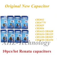 10pcs Per Set CR2032 CR2477N Capacitors CR2025 CR2016 3V CR1632 CR1620 CR1616 CR1225 CR1220 CR1025 CR2430 CR2450 Renata Swiss