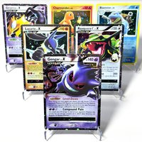 PKM Foil Proxy Game Cards PTCG DIY Blastoise#2 Charmander#101 Gengarv LV.X Giratinaw LV.X Lucario/Rayquaza C LV.X Regigigas LV.X