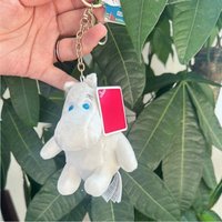 12cm Moomin New Arrival Fashion Cute Cartoon Plush Toy Keychain Portable Bag Hanging Decorative Gift