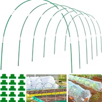 36Pcs Garden Hoops for Netting Tunnel, Garden Hoops Greenhouse Frame Flexible Tunnel Arch Crop Protection Hoops Garden Accessory