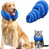 Soft Elizabethan Dog Cone Collar Inflatable Pet Recovery E-Collar for Small to Large Dogs And Cats Ideal for Surgery Recovery