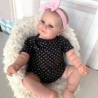 JOYORA 50CM Lifelike Reborn Doll Fashionable Baby Doll 3D Skin With Visible Veins High-Quality Handmade Doll Cute Birthday Gift