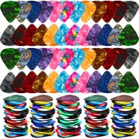 18/36/72pcs 0.5mm ABS Guitar Picks, Durable Smooth Plectrums for Guitar Bass Ukulele Professional Musical Instrument Accessories