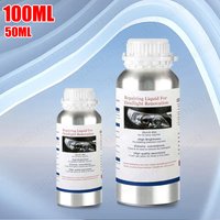 Car Headlight Repair Liquid Scratch Repair Agent 50ML/100ML Repair Equipment Clean Headlights Liquid Polymer Lamps Regeneration