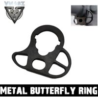 VMASZ metal butterfly rings are a convenient way to mount CQD steel sling rings for use with slings for the M4 AEG series