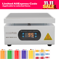 Plaque chauffante de soudage électrique 700/500W/350W, plaque chauffante de soudage par micro-ordinateur, Table de travail pour soudeur de préchauffage