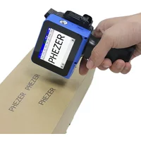 Phezer PC12 12.7mm Handheld Mini Printer Detachable Mini Printer QR Bar Batch Code Date Number Logo Handheld Inkjet Printer