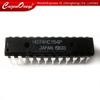 Hot sales 5pcs/lot CD74HC154EN SN74HC154N DIP24 CD74HC154 74HC154 MM74HC154N DIP-24 In Stock