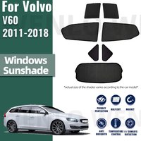 Custom For Volvo V60 Y20 2011-2018 V 60 Car Sunshade Visor Front Windshield Frame Curtain Rear Baby Side Window Sun Shade Shield