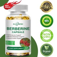 Berberine Capsules Support Oral Inflammation Intestinal Infection Blood Sugar Lipid Regulation Cardiovascular and Antioxidant