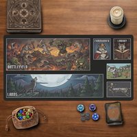 Werewolf Tribe MTG&TCG Tabletop Game Mat Magic Party Play Mat Gamer Durable Rubber for Games 35X60cm Mouse Pad Offices Desk Mats