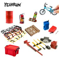 YEAHRUN RC Car Simulé Décorations Outil Accessoires pour TRX-4 TRX6 Axial SCX10 90046 AXI03007 Redcat MST 1:10 RC inoler Car