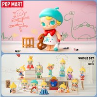 POP MART Baby Molly Kiedy miałem trzy lata! Seria Mystery Box autorstwa Kenny'ego Wonga 1 szt./12 szt. POPMART pudełko z niespodzianką figurka śliczna zabawka