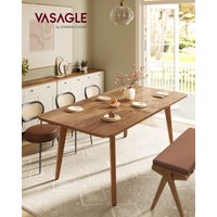 VASAGLE Eettafel Eetkamer Eettafel Keukentafel Uitschuifbare tafel 120kg Sleufkamer kantoor Studeerkamer