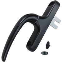 1PCS Old Style 50 Aluminum Alloy Window Handle Casement Window Broken Bridge Push Out Door And Window Drive Handle