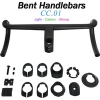CC.01 C68/V5r/V4rs Gravel Allroad Series Carbon Fiber Integrated Road Handlebars 370-430mm Internal Routing for Enhanced Control