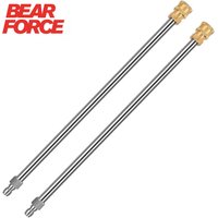 Pressure Washer Extension Wand, 2 Pcs 50cm/ 20' Stainless Steel Heavy Duty Wands with 1/4” Quick Connect, Car Wash and Car Care