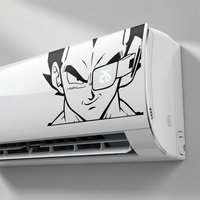 Bandai Dragon Ball Black White Car Sticker Decal Bumper Scratch Cover Waterproof Vinyl Automotive Exterior Decor Cool Anime Gift