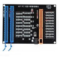 AGP PCI-E X16 Dual-Purpose Socket Tester Display Image Video Card Checker Tester Graphics Card Diagnostic Tool