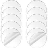 Transparent Acrylic Circle Clear Acrylic Disc Sheet 14cm Round Blanks Disc for Cake Disc Coasters Painting Art Craft Project DIY