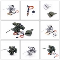 Henglong 1/16 Leopard 2a6 RC Tank Model Accessories Metal Weapon Station Machine Gun Drill Device Periscope Modification